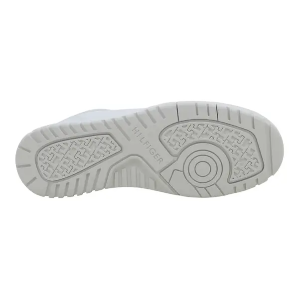 FM0FM05466-YBS Tommy Hilfiger muške kožne tenisice TH Basket Core Pinperf bijele