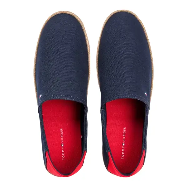 FM0FM05792-DW5 Tommy Hilfiger muške platnene espadrile Core Hilfiger tamnoplave