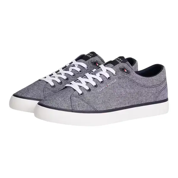 FM0FM05823-BDS Tommy Hilfiger muške pletene tenisice TH Court Knit crne