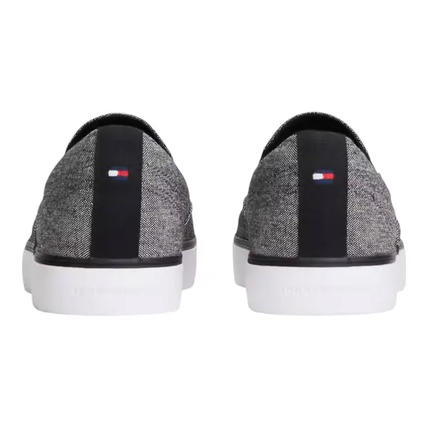 FM0FM05819-BDS Tommy Hilfiger muške slip-on tenisice Harlem Core II Chambray crne