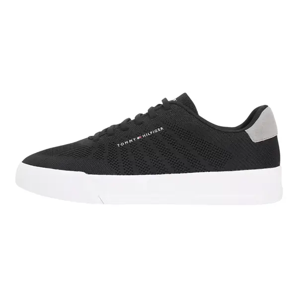 FM0FM05823-BDS Tommy Hilfiger muške pletene tenisice TH Court Knit crne