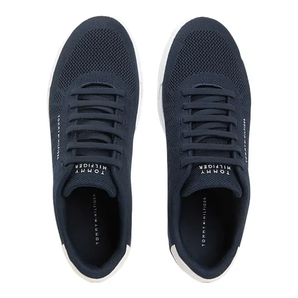 FM0FM05823-DW5 Tommy Hilfiger muške pletene tenisice TH Court Knit tamnoplave
