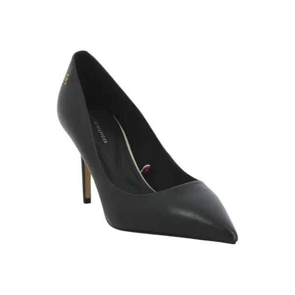FW0FW07861-BDS Tommy Hilfiger ženske kožne salonke Essential Pointed Pump crne