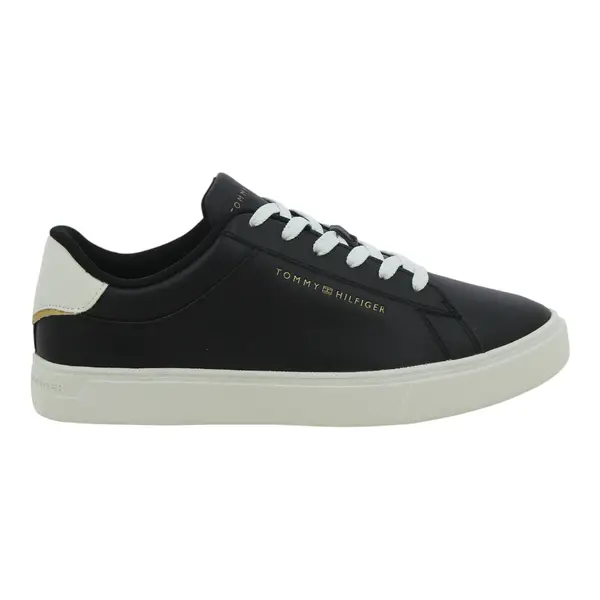 FW0FW08320-BDS TOMMY HILFIGER ESSENTIAL COURT Black - Zenske crne tenisice