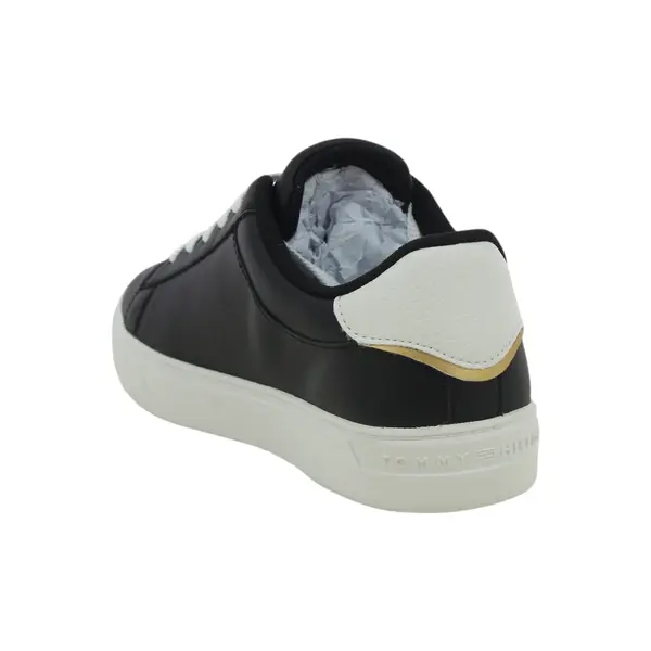 FW0FW08320-BDS TOMMY HILFIGER ESSENTIAL COURT Black - Zenske crne tenisice