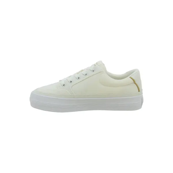 FW0FW08323-YBL TOMMY HILFIGER ESSENTIAL VULC TEXTILE Ecru White - Zenske platnene tenisice