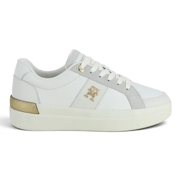 FW0FW08460-YBS Tommy Hilfiger Ženske Tenisice TH Fashion Court White