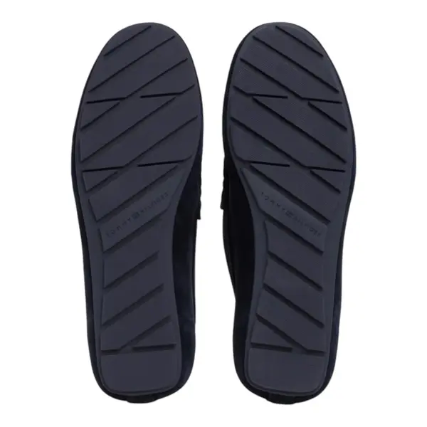 FW0FW08558-DW6 TOMMY HILFIGER FLAG SOFT SUEDE DRIVER LOAFER Space Blue - Zenske brusene kozne mokasine