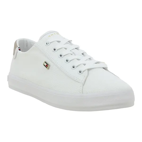 Tommy Hilfiger ženske platnene tenisice Vulc Canvas Lace Up bijela FW0FW08647-YBS