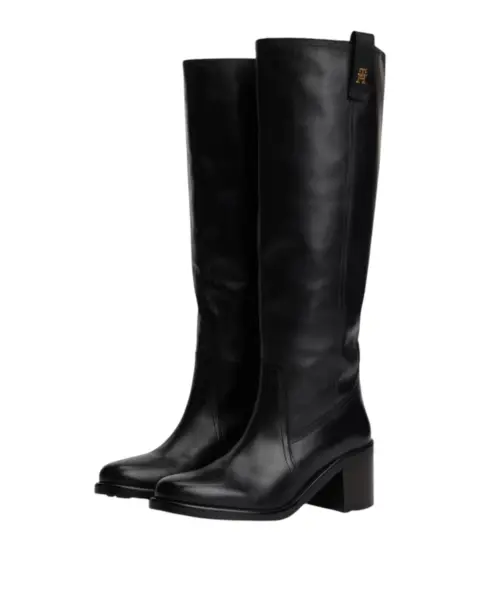 Tommy Hilfiger kožne visoke čizme Riding Long Boot FW0FW08777-BDS