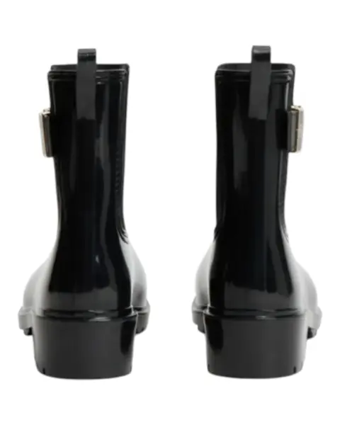 FW0FW09543-BDS Tommy Hilfiger TH BUCKLE GLOSSY ANKLE RAIN BOOT Black