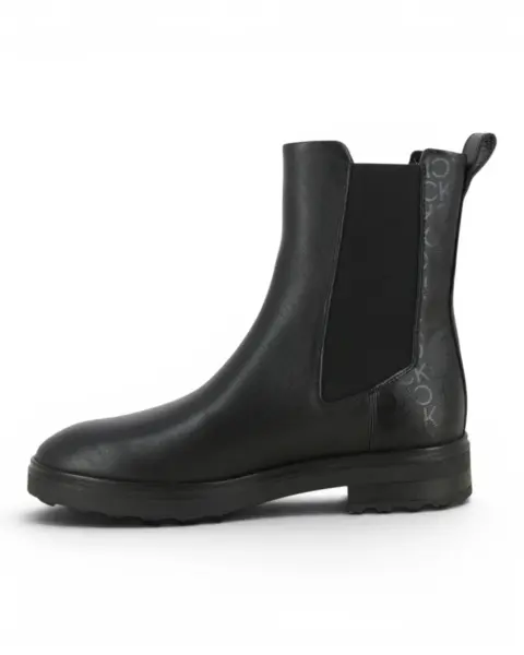 HW0HW01699-BEH Crne ženske Chelsea čizme Cleat – Calvin Klein