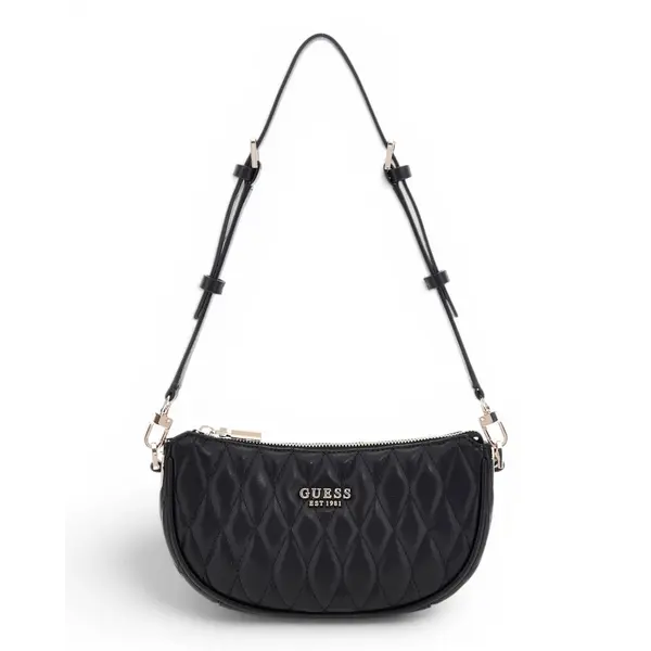 HWQG8122720-BLA Guess VALLA MINI TOP ZIP SHLDR BAG BLA