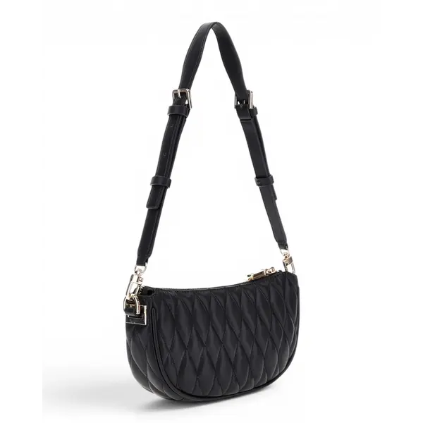 HWQG8122720-BLA Guess VALLA MINI TOP ZIP SHLDR BAG BLA