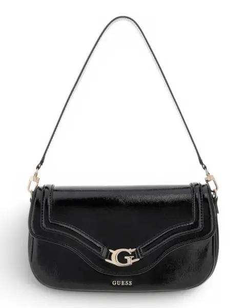 HWTG7993200-BLA Guess DEA FLAP SHOULDER BAG BLA