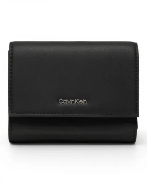K60K612450-BEH-OS Crni ženski novčanik CK Must Trifold – Calvin Klein