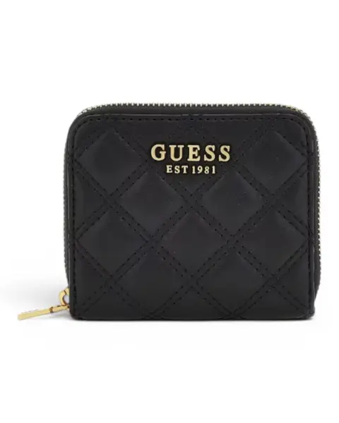 SWQA8748370-BLA-0 Guess GIULLY SLG SMALL ZIP AROUND BLA