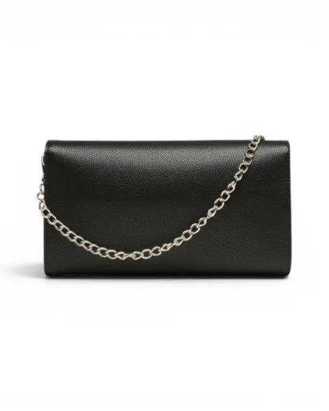 VBS1R401G-NERO/GOLD Crna torbica na preklop VBS1R401G - Valentino Bags
