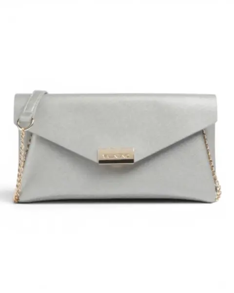 VBS3XI01-ARGENTO Srebrna clutch torbica VBS3XI01 - Valentino Bags