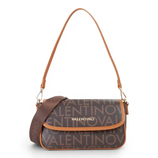 VBS9IS09-MORO/NATURALE Smeđa torbica na preklop VBS9IS09 - Valentino Bags