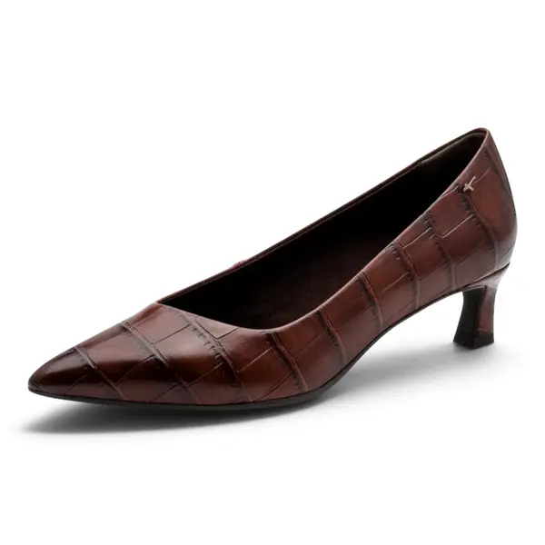 22351-47-31Z Smeđe salonke Muscat Croco - Tamaris