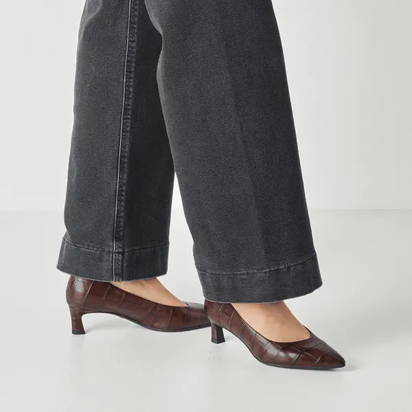 22351-47-31Z Smeđe salonke Muscat Croco - Tamaris