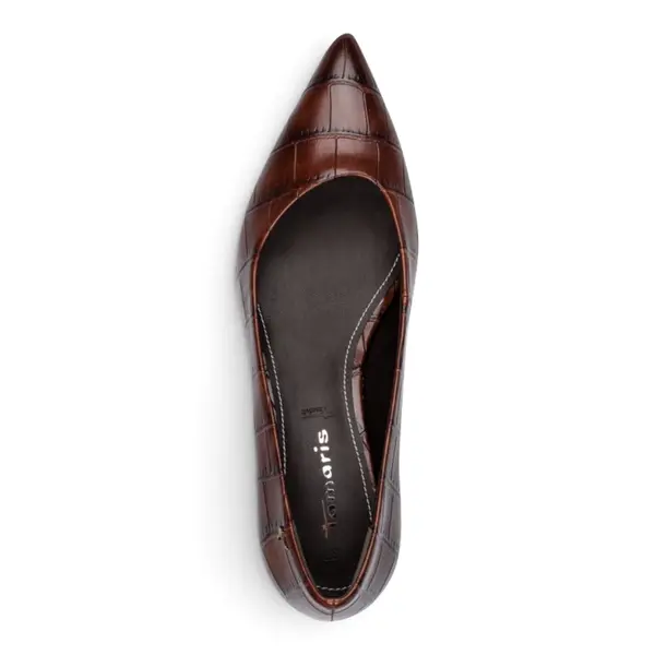 22351-47-31Z Smeđe salonke Muscat Croco - Tamaris
