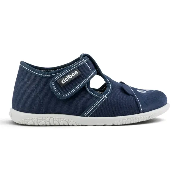864434-NAVY Dječje papuce Teddy & Cat - Ciciban