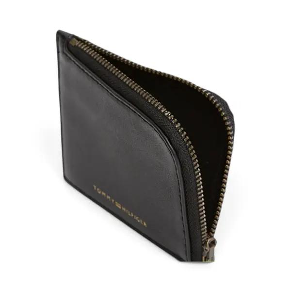 AM0AM14800-BDS-OS Tommy Hilfiger TH SEASONAL ZIPPED WALLET Black