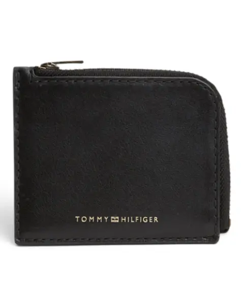 AM0AM14800-BDS-OS Tommy Hilfiger TH SEASONAL ZIPPED WALLET Black