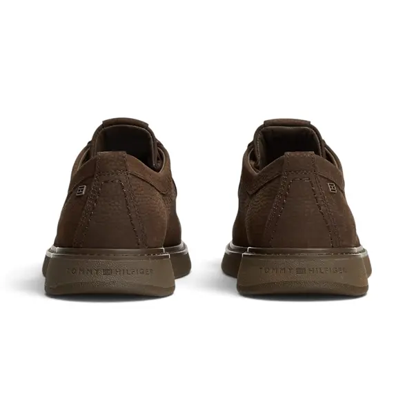 FM0FM05975-GV0 Smeđe kožne cipele na vezanje Moc Toe - Tommy Hilfiger