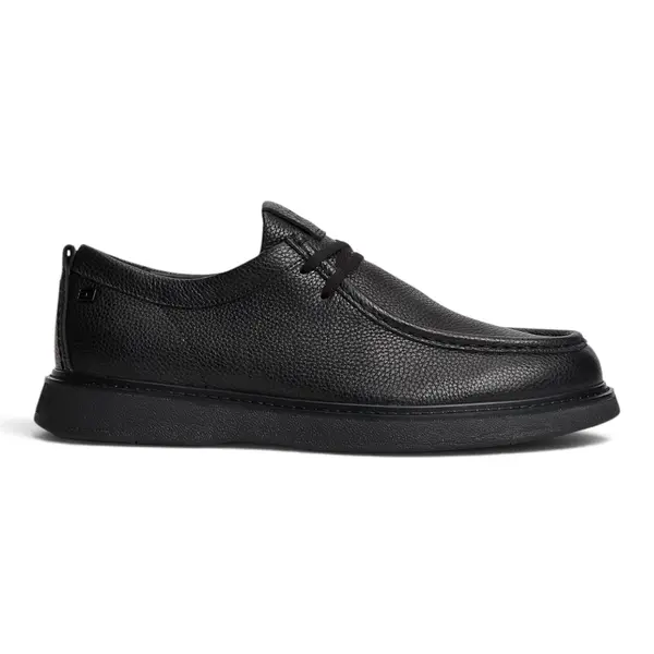 FM0FM06072-BDS Crne kožne cipele na vezanje Moc Toe - Tommy Hilfiger