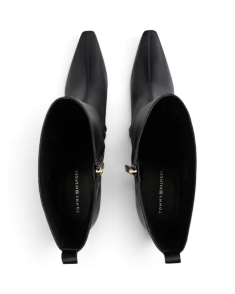 FW0FW09568-BDS Ženske visoke čizme Kitten Heel / Crna - Tommy Hilfiger