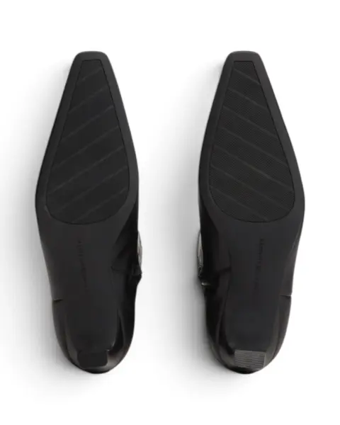 FW0FW09568-BDS Ženske visoke čizme Kitten Heel / Crna - Tommy Hilfiger