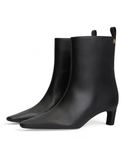 FW0FW09669-BDS Ženske gležnjače Kitten Heel / Crna - Tommy Hilfiger