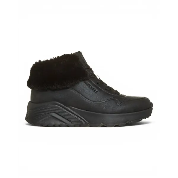 310928L-BBK Skechers UNO LITE-CUTE FUR YOU BBK