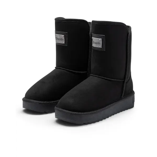 DFSH370003-BLAC D.Franklin ženske tekstilne čizme Nordic Basic, crne