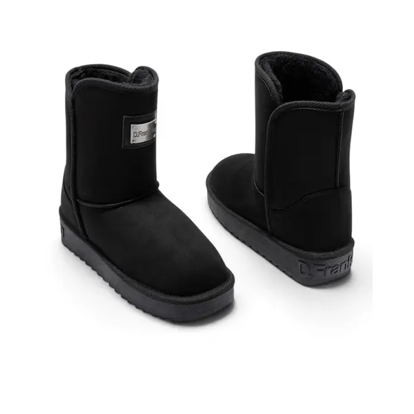 DFSH370003-BLAC D.Franklin ženske tekstilne čizme Nordic Basic, crne