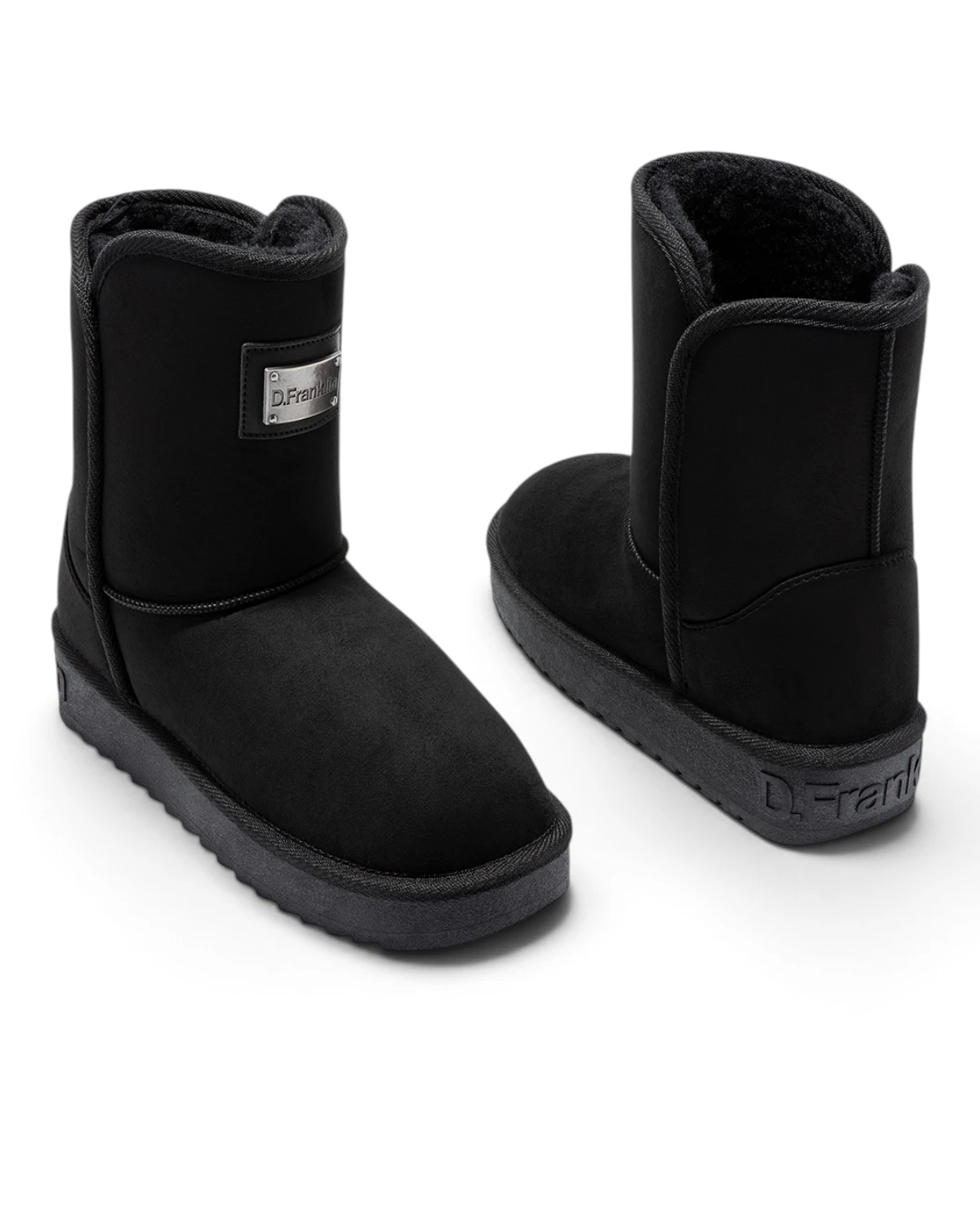 DFSH370003-BLAC D.Franklin ženske tekstilne čizme Nordic Basic, crne
