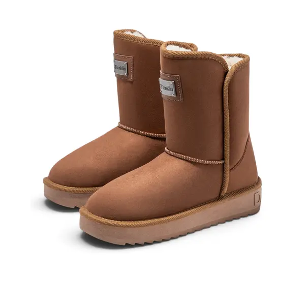 DFSH370003-TAN D.Franklin ženske tekstilne čizme Nordic Basic, bež
