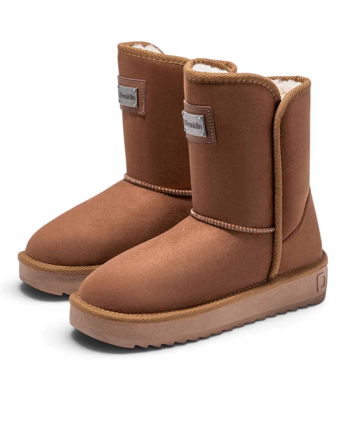 DFSH370003-TAN D.Franklin ženske tekstilne čizme Nordic Basic, bež