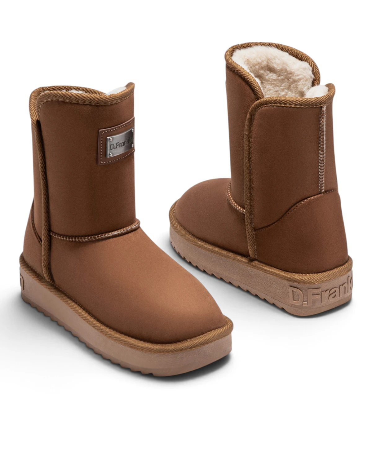 DFSH370003-TAN D.Franklin ženske tekstilne čizme Nordic Basic, bež