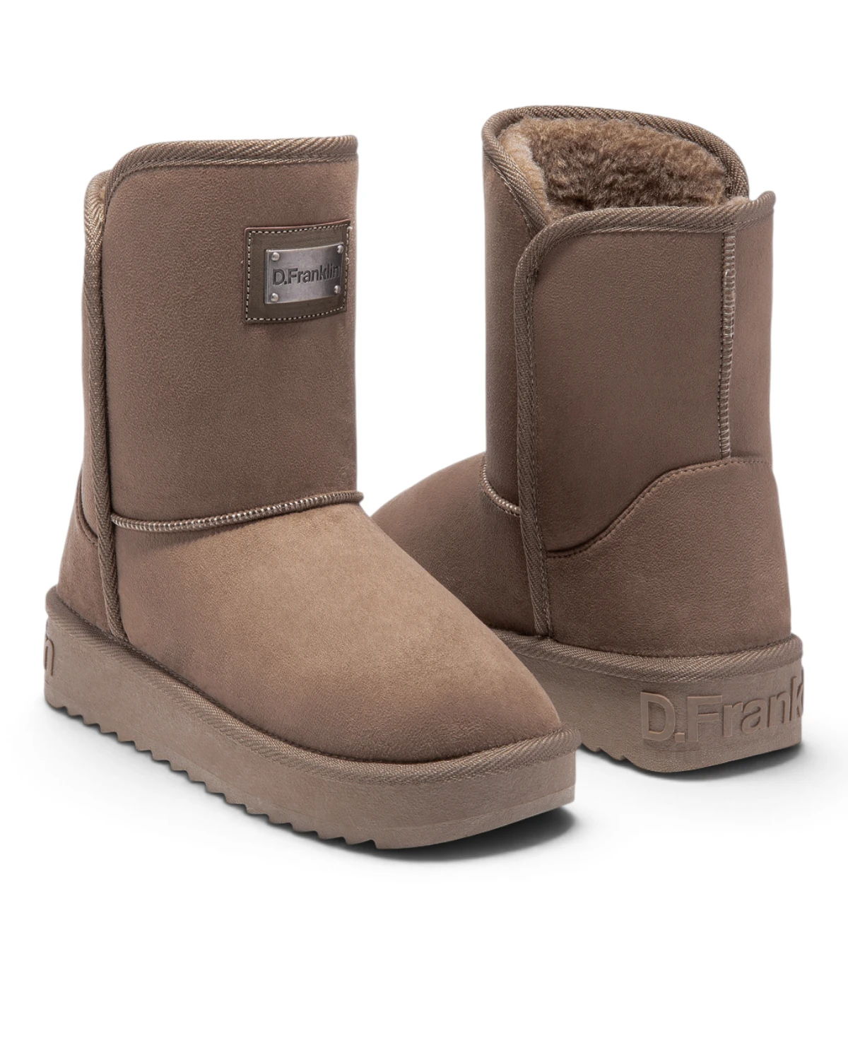 DFSH370003-TAUP D.Franklin ženske tekstilne čizme Nordic Basic, taupe