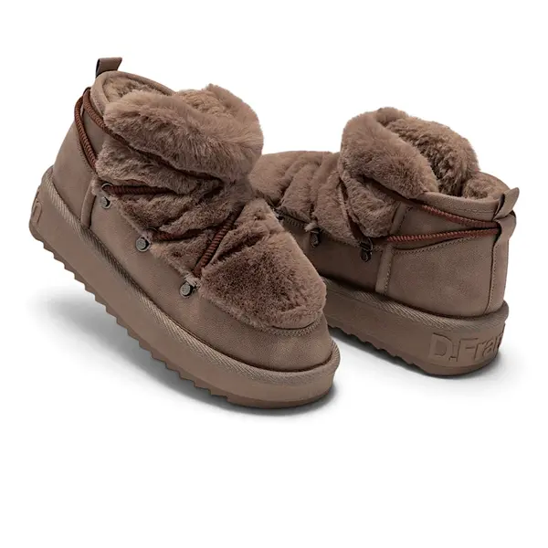 DFSH370011-BROW D.Franklin ženske buce Nordic TRK Fur, smeđe