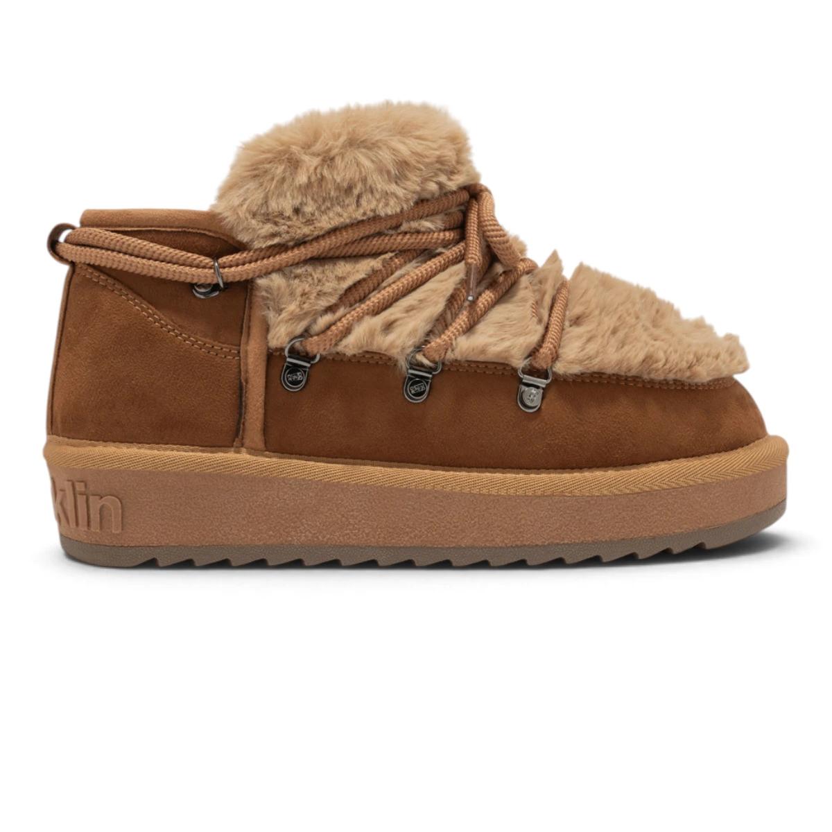 DFSH370011-CAME D.Franklin gležnjača s krznom NORDIC TRK fur camel