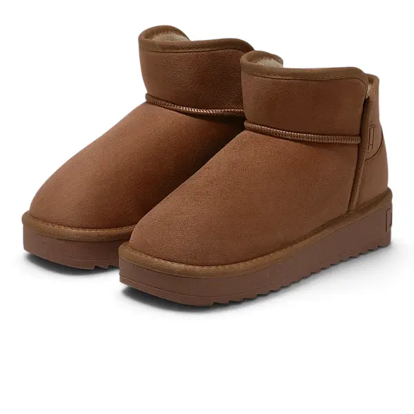 DFSH370021-TAN D.Franklin gležnjača s krznom NORDIC LOW basic tan