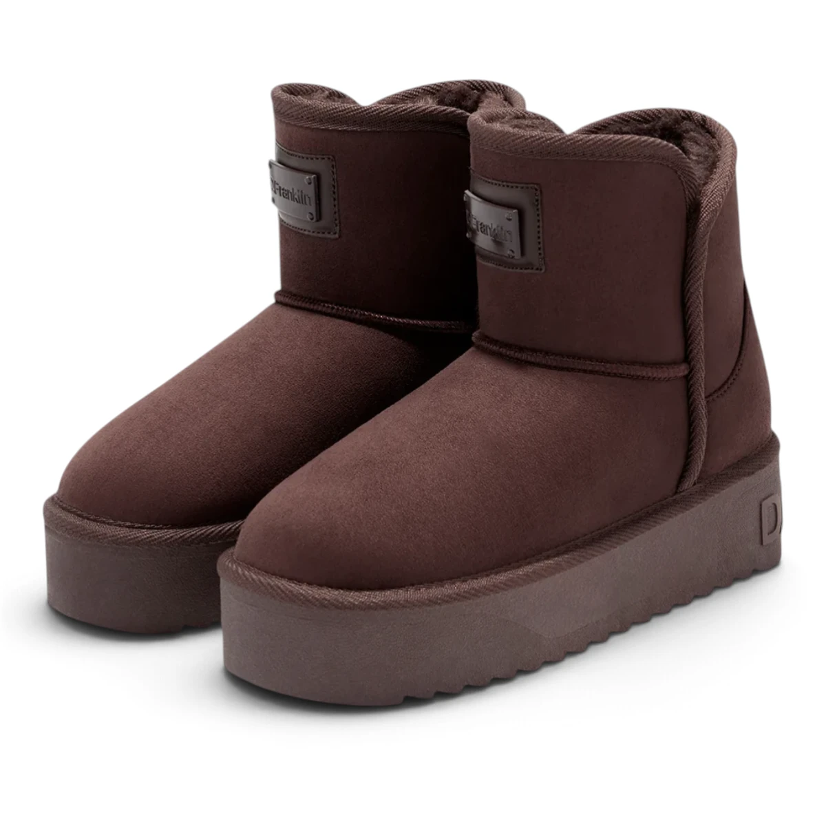 DFSH371004-CHOC D.Franklin ženske niske tekstilne čizme Nordic V.2 Basic Low, smeđe