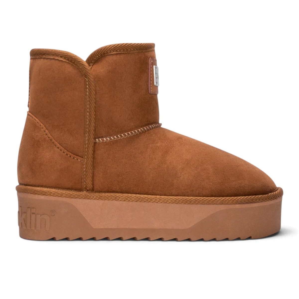DFSH371004-TAN D.Franklin ženske niske tekstilne čizme Nordic V.2 Basic Low, bež