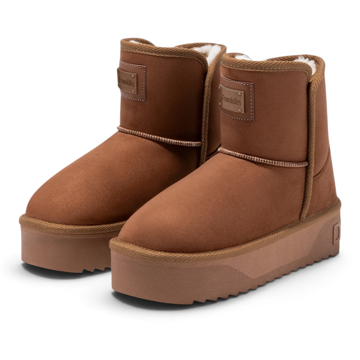 DFSH371004-TAN D.Franklin ženske niske tekstilne čizme Nordic V.2 Basic Low, bež