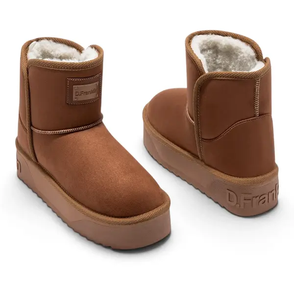 DFSH371004-TAN D.Franklin ženske niske tekstilne čizme Nordic V.2 Basic Low, bež